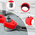 Honoson 4 Pieces Copper Pipe Cleaner Tool, 4 in 1 Brush for Plumbing Installation (Black, Red)