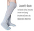 LORVVDE 2 Pairs Walking Boot Socks for Orthopedic Walker Brace, Replacement Sock Liner Knee High Tube Sox Under Air Cam