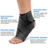 Velpeau Foot & Ankle Support Brace Compression Sleeve with Adjustable Strap, Elastic Wrap for Plantar Fasciitis