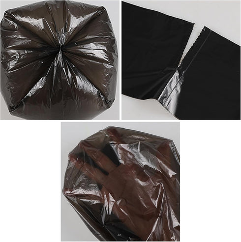5 Gallon Trash Bags, 150 Counts, Black Wastebasket Bin Liners, Garbage Bags