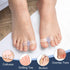 Gel Toe Corrector, 10 Pack of Toe Separators with 2 Loops, Big Toe Spacer for Bunion Pain and Overlapping Toe