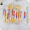 Disposable Toothbrushes with Toothpaste, Pack of 20, Yellow Hollow Toothbrush with 10g Toothpaste Individually Wrapped.