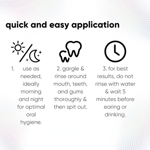 Mouthwash and Oral Cleaner, High Purity Hypochlorous Acid, Sting Free, Alcohol Free for Superior Oral Hygiene (16oz)
