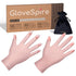Thickened UV Protection Gloves for Nails, UPF50+ Fingerless Gel Manicures (One Size Fits Most/Pink)