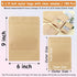 150 Kraft Mylar Bags for Food Storage, 6X9 Mylar Bags with Window, Resealable Bags for Small Business Packaging