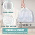 Small Trash Bags 4 Gallon - 105 Count, Unscented Mini Garbage Bags for Bathroom Trash Can Liners