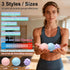 Set, 3 Pack HODEMI Massage Ball Lacrosse Ball, Textured Massage Ball & Trigger Point Ball for Deep Tissue Muscle