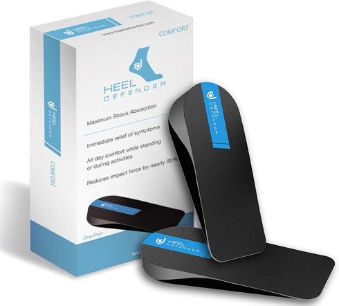 Heel Cups Alternative for Plantar Fasciitis by Heel Defender, Comfortable Shoe Inserts for Women & Children
