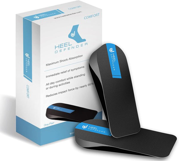 Heel Cups Alternative for Plantar Fasciitis by Heel Defender, Comfortable Shoe Inserts for Women & Children