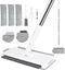 Microfiber Mops for Floor Cleaning, 3 Reusable Chenille Pads, Multifunctional Flat Mop for Hardwood and Laminate