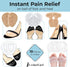 Reusable Metatarsal Pads for Women, 10 Pieces Ball of Foot Cushions, Washable High Heel Inserts