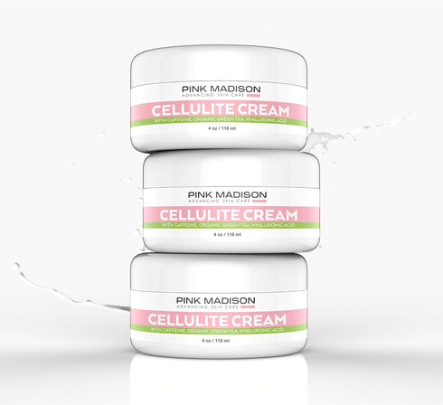 Skin Tightening Cellulite Remover Cream with Caffeine, Organic Green Tea & Hyaluronic Acid