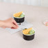Coppetta 8-Ounce Dessert Cups, 50 Disposable Ice Cream Cups, Sturdy Black Paper Frozen Yogurt Bowls, Lids Sold