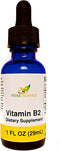 Vitamin B2 Supplement - Riboflavin Drops Liquid Extract for Headache Relief, Natural Energy - 1 Fl. oz.