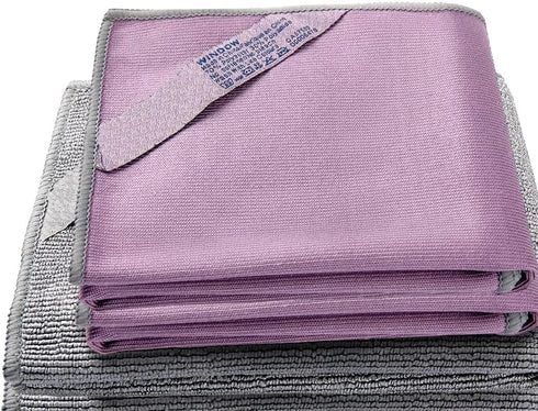 Longmann 2 x Nrwex Basic Package Window Cleaning Cloth and Enviro Cloth Glass