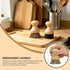 Set, Countertops SAMEBUTECO Cutting Board Care Brush & Oil Applicator Natural Bamboo Handle with Mixed Palm Fiber
