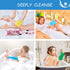 Tatuo 10 Pieces Korean Exfoliating Washcloth Mitt, Double Sided Scrub Mitt Cloth Gloves for Remove Dead Skin Japanese