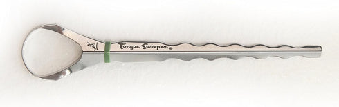 Model T Medical Grade Stainless Steel Tongue Cleaner with Ergonomic Handle, Reduces Bad Breath and Improves Taste