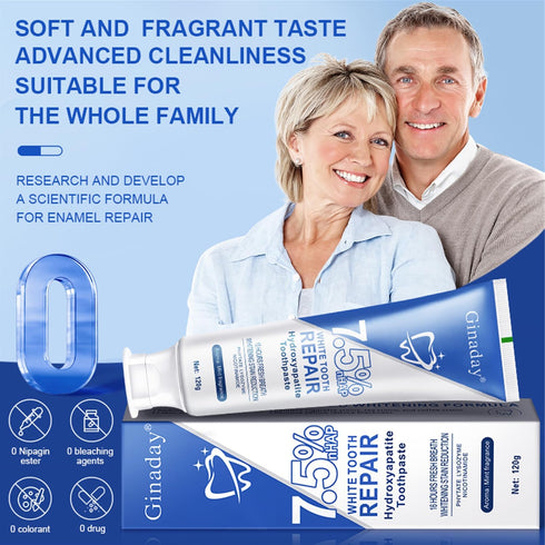 LOYOTICE 2Pack Hydroxyapatite Toothpastes for Enamel Protection and Tooth Strengthening,Fluoride-Free Toothpaste