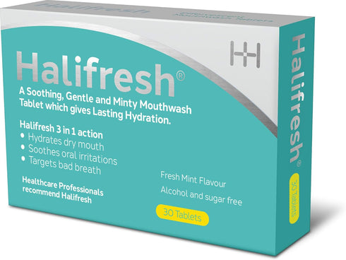 Halifresh Mouthwash Tablets, 30 Tablets, Green