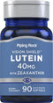 Piping Rock Lutein 40mg with Zeaxanthin, 90 Softgels - Eye Health Vitamins, Non-GMO, Gluten Free