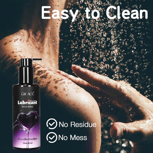 Set, 8+2oz Water Based Lube Lubricants for Privacy and Toys, Natural Long Lasting Lube Gel for Men, Women & Couples