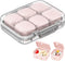 SOFISO 4/6 Grid Free Assembly Travel Medicine Organizer 10 Day Pill Organizer Portable
