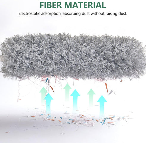 SetSail Extra-Long 100-inch Dusters with Bendable Microfiber Head for Cleaning High Ceilings, Furniture