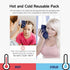 BICAREE Ice Pack for Injuries, Reusable Hot Water Bag for Hot & Cold Therapy and Pain Relief with Cover, Size 11"
