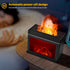 Laviniar 150ml 7 Essential Oil Diffuser, Fireplace Fire Flame Aromatherapy Diffuser, Ultrasonic Cool Mist Humidifier