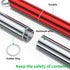 Airtight Aluminum Storage Tube (3 Packs), Waterproof Smell Proof Pill Box Case with Keychain, Portable for Travel