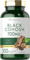 Carlyle Black Cohosh Capsules, 700mg, 300 Count, Non-GMO & Gluten Free Supplement