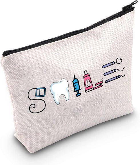 Funny Dental Assistant Gift, Dentist Gift Cosmetic Bag, Dental Student & Hygienist Gift