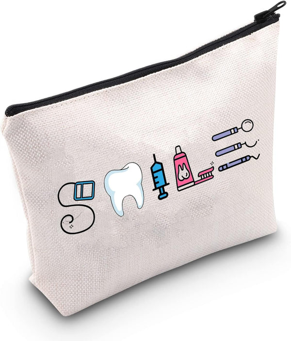 Funny Dental Assistant Gift, Dentist Gift Cosmetic Bag, Dental Student & Hygienist Gift