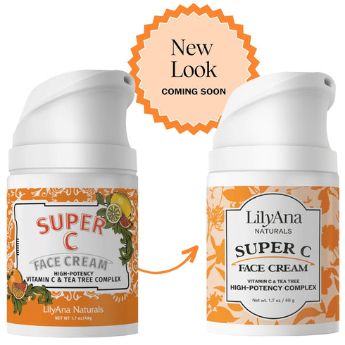 LilyAna Naturals Face and Neck Moisturizer - Cream for Dry Skin and Dark Spot Brightening, 1.7oz