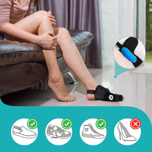 Bunion Corrector Splint Brace for Women & Men - Adjustable Big Toe Bunion Pads for Pain Relief, Toe Straightener