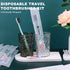 Disposable Toothbrushes with Toothpaste, 60 Pack Green Individually Wrapped Travel Toothbrushes Kit for Homeless,