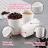 White Paper Cups - 50 Pack, 8 Oz Disposable Cups for Hot Coffee & Water