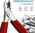 Toenail Clippers for Thick Nails - Heavy Duty Kit with Long Handle for Seniors and Elderly, Professional Nail Clippers