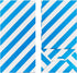 Blue Striped Mini Paper Bags, 50 CT Party Favor Bags for Kids Birthday Supplies (3.5×2.3×7 in)