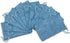 12-Pack Natural Burlap Gift Bags 5.5x7.75 (Teal Blue, Medium) with Drawstring for Party Favors or DIY Craft