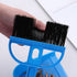 Set, AUNMAS Mini Dustpan and Brush Portable Compact Dust Pan and Hand Broom with Nesting Snap On Design for Home Table