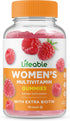 Lifeable Multivitamin for Women - Natural Flavor, Non-GMO, Gluten Free, Vegetarian - 90 Gummies with Vitamins A, C, D, E