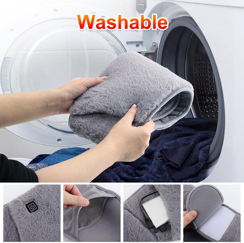 NORMIA RITA 3-Temperature Settings, Electric Heating Pad for Women Adjustable Waist Warmer Belt with Crystal Velvet