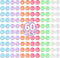Phyyixs 60 Pack Contact Lens Cases Bulk, Transparent Cute Contact Lens Case for
