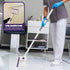 Baseboard Cleaner Tool with Handle, 60" Extendable Long Handle Cleaner with 5 Reusable Pads for Baseboards and Walls