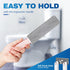 Vacplus Toilet Brush - Toilet Bowl Cleaners with Extra Long Handle, 100% Pumice Stone for Cleaning, 4 Pack