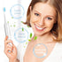 Portable Non-Rechargeable Sonic Toothbrush with Soft Brush Heads for Effective Oral Care