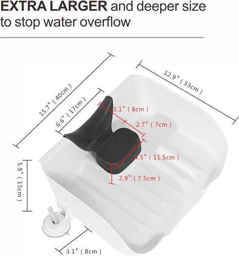 HNKastela Portable Shampoo Basin for Baby, Kids, Children,The Elderly People,Pregnant Woman, Hair Washing Basin Tray at
