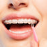 JMU Clear Orthodontic Elastics 3/8 Medium, 300 Pack Latex Free Dental Rubber Bands Made in USA